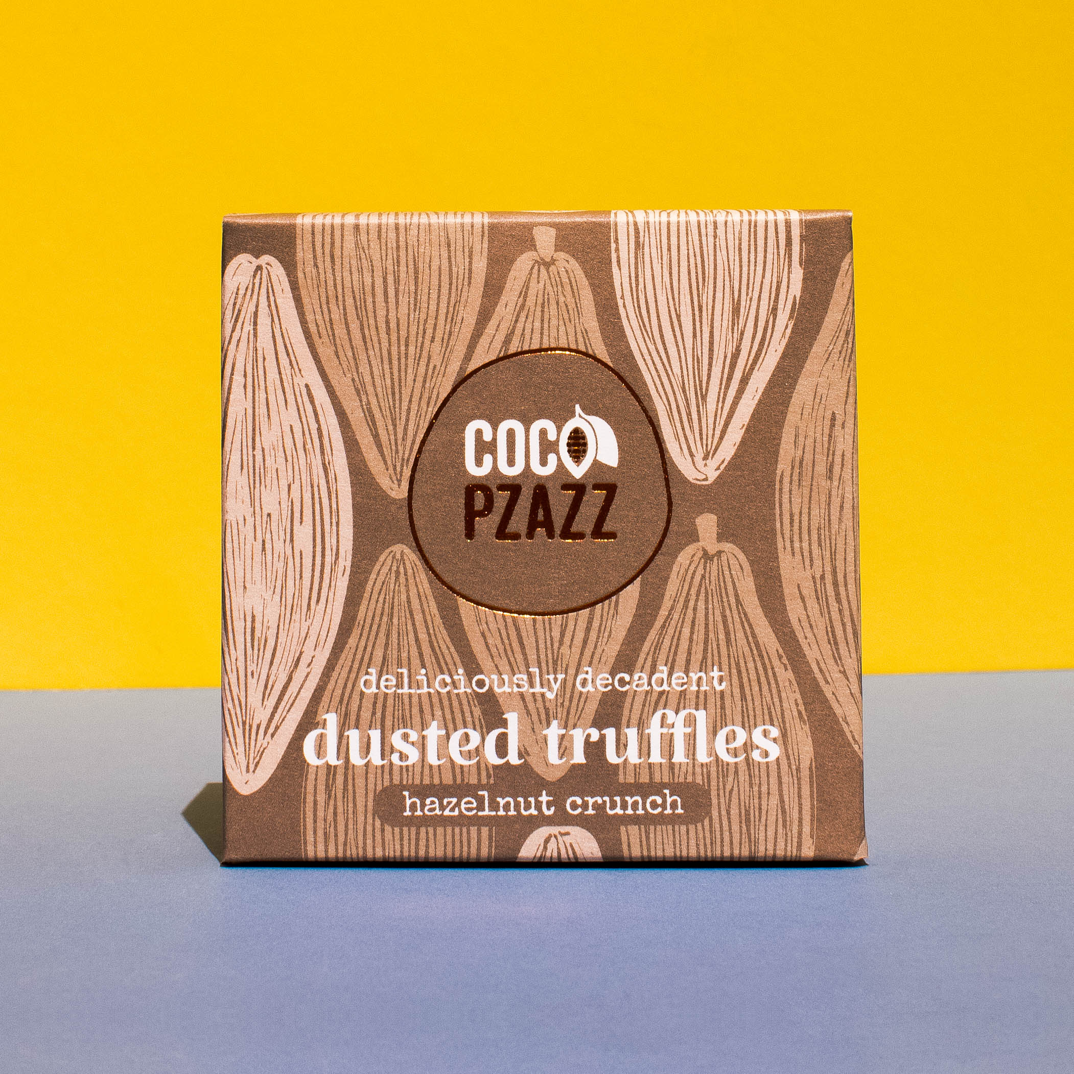 Hazelnut Crunch Dusted Truffles 125g | Coco Pzazz