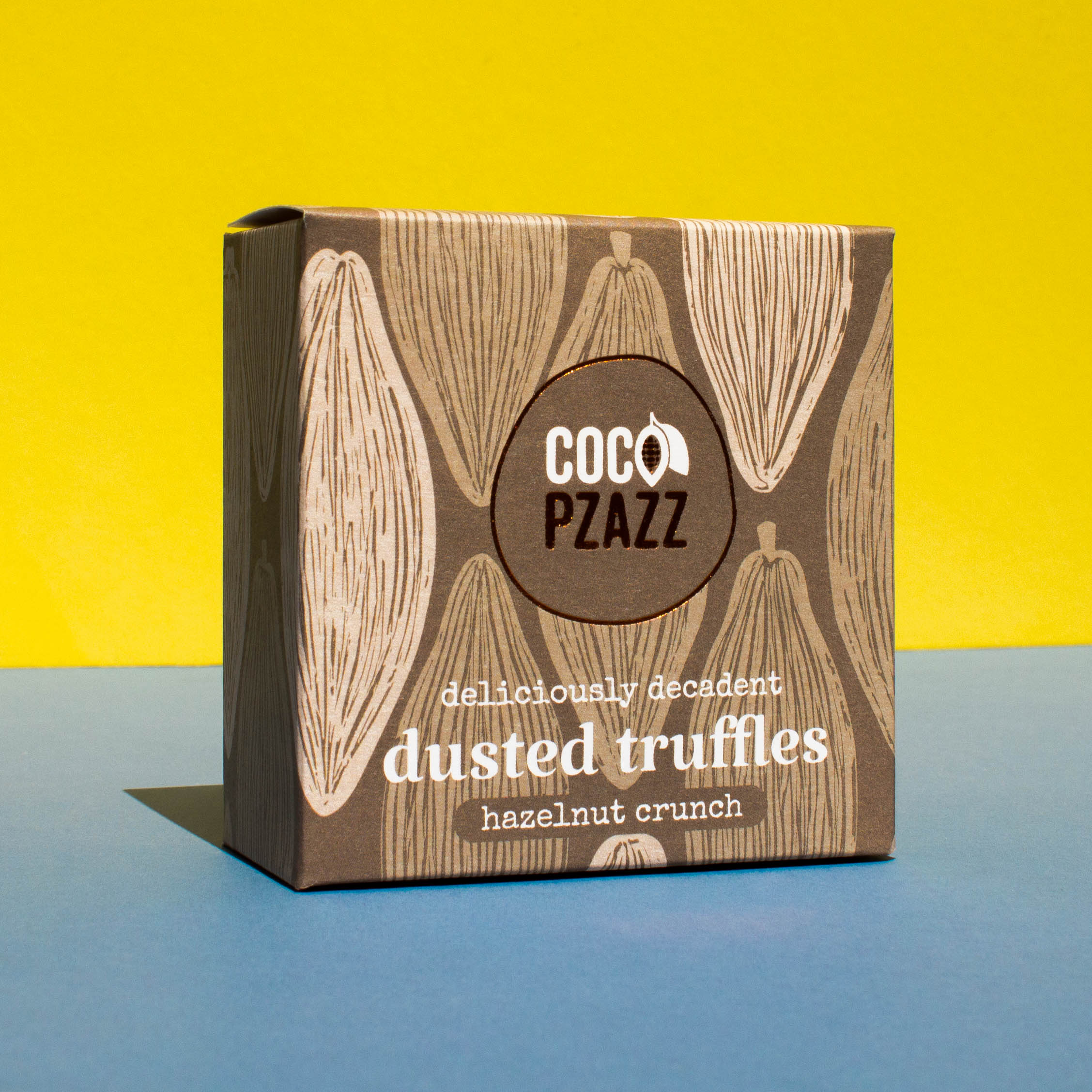 Hazelnut Crunch Dusted Truffles 125g | Coco Pzazz
