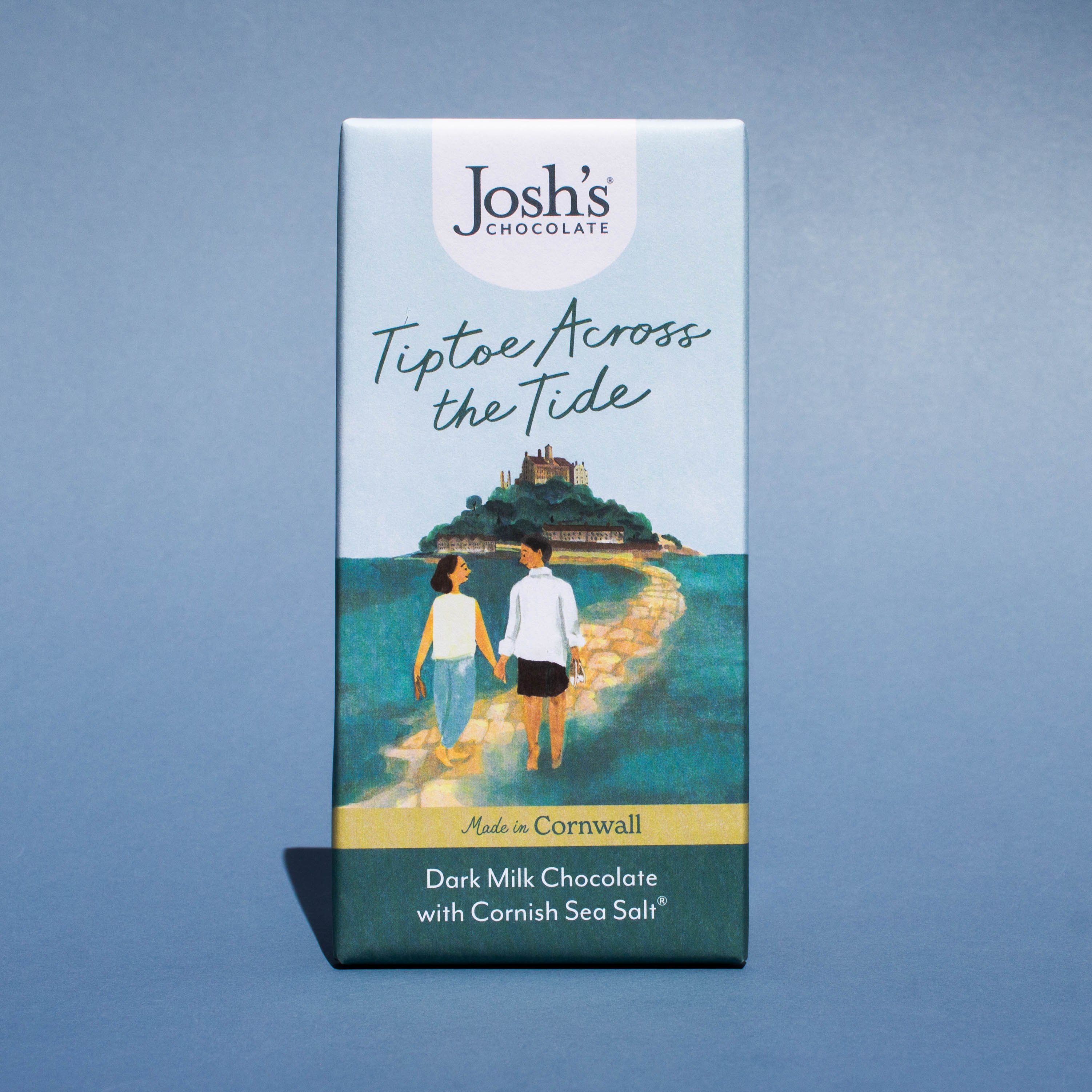 Dark Milk Chocolate with Cornish Sea Salt 90g | Josh's Chocolate