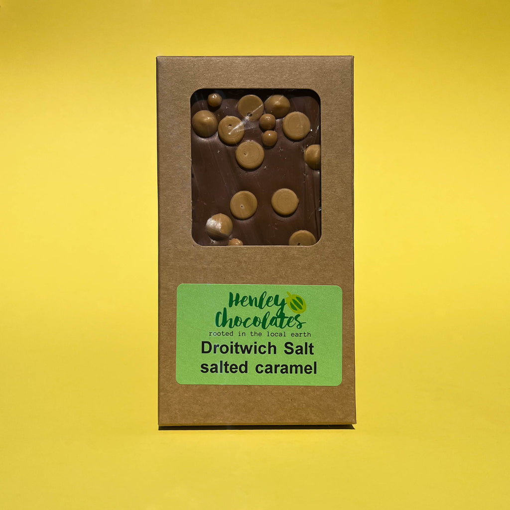 Droitwich Salt Salted Caramel 80g | Henley Chocolates