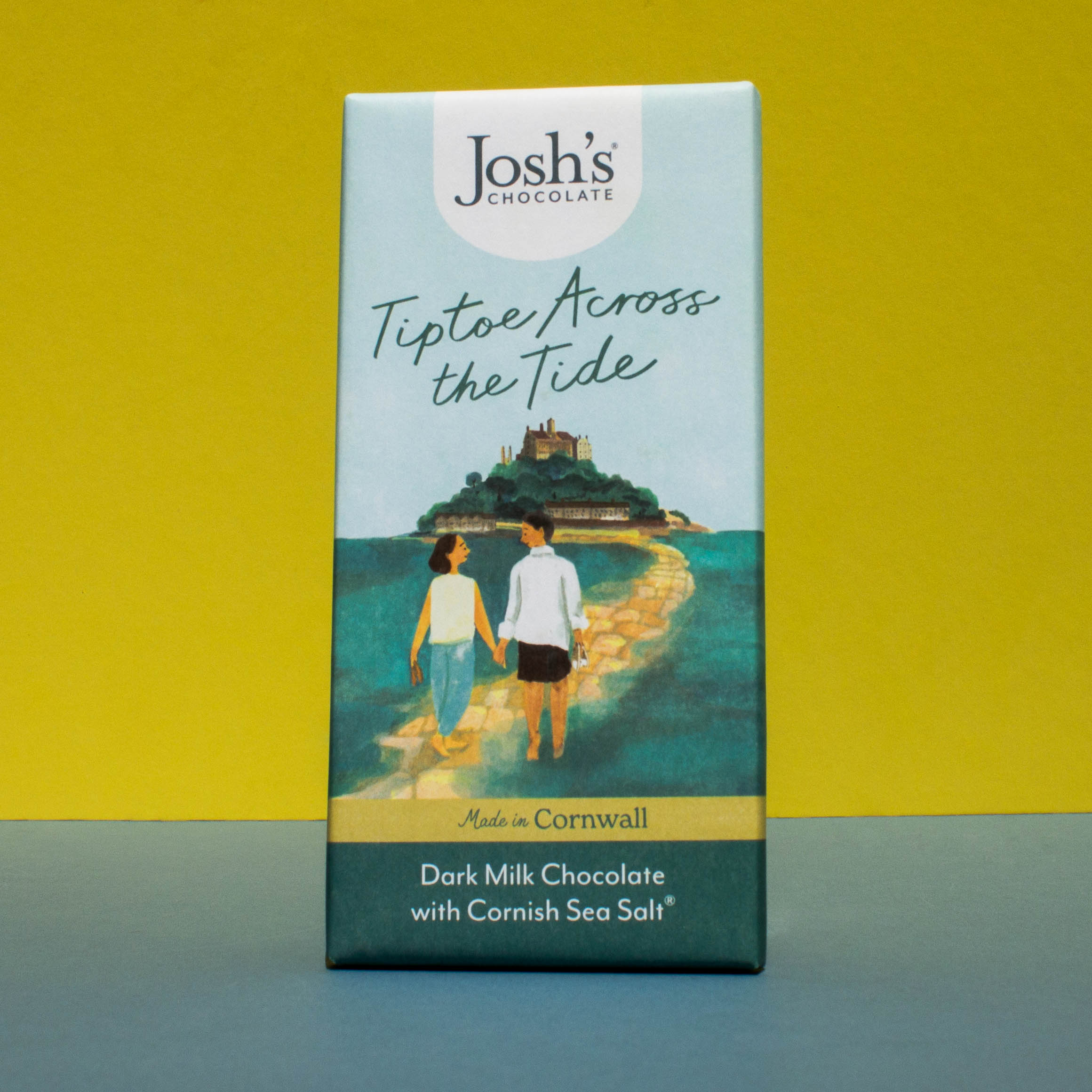Dark Milk Chocolate with Cornish Sea Salt 90g | Josh's Chocolate